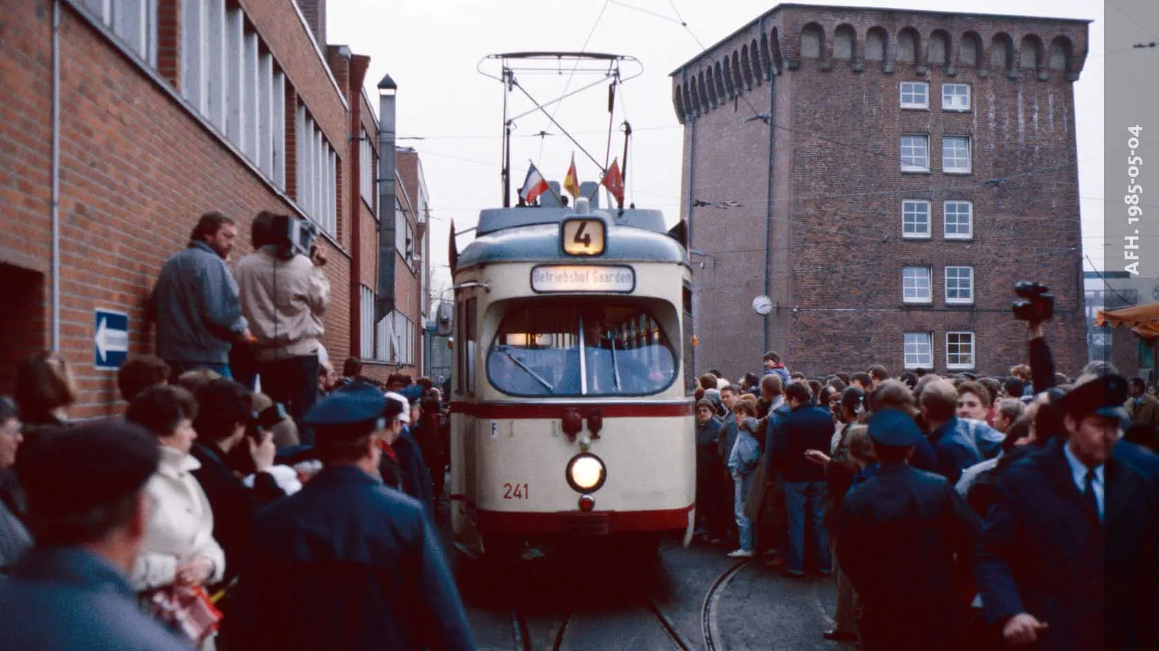 Abschied von der Kieler Straßenbahn
